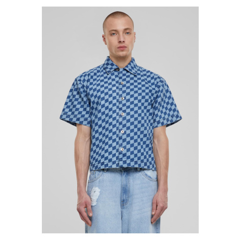 Men's shirt with print - blue