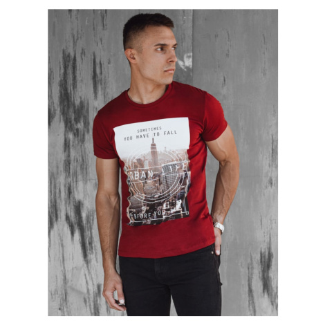 Men's Burgundy T-Shirt Dstreet