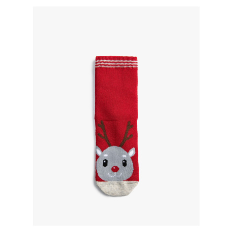 Koton Christmas Themed Terry Socks