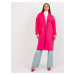 Dámsky kabát TW EN BI-7298-1.15 tmavo ružový - Och Bella one size tmavě růžová