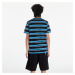 Tričko FRED PERRY Stripe T-Shirt Black/ Light Smoke/ Ocean