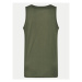 Alpha Industries Tank top Small Logo Tank 196541 Zelená Regular Fit