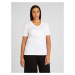 Calvin Klein Jeans Curve Tričko  sivá / biela