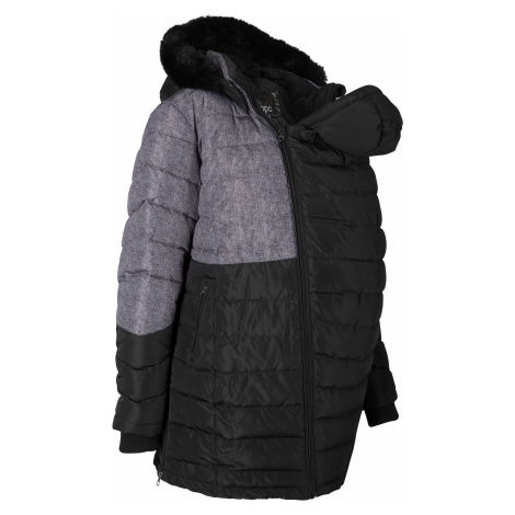 Materský zimný kabát/kabát na nosenie detí, s potlačou bonprix