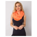 Fluo orange viscose neck warmer