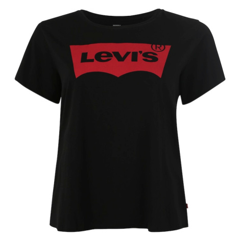 Levi's® Plus Tričko 'PL Perfect Tee'  červená / čierna