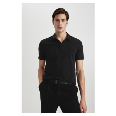 DEFACTO Slim Fit Cotton Short Sleeve Polo T-Shirt