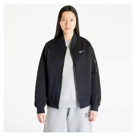 Bunda Nike Sportswear Women's Varsity Bomber Jacket Black/ Black/ White