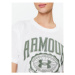 Under Armour Tričko Ua Collegiate Crest Crop Ss 1379402 Biela Loose Fit