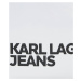 Kabelka Karl Lagerfeld Jeans Essential Logo Baguette Biela