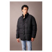 DEFACTO Regular Fit Stand Collar Puffer Coat