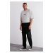 Trendyol Black Oversize/Wide Cut Cargo Pocket Elastic Leg Sweatpants