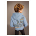 DEFACTO Boy's Printed Hooded Thick Sweatshirt