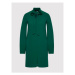 Victoria Victoria Beckham Každodenné šaty Soft Crepe 2321WDR002845A Zelená Regular Fit