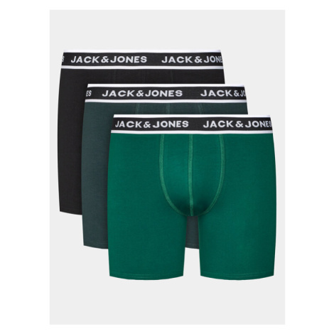 Jack&Jones Súprava 3 kusov boxeriek 12246324 Zelená Jack & Jones