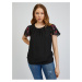 Orsay Black Womens Patterned T-Shirt - Women