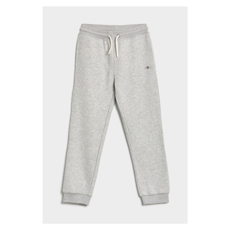 TEPLÁKY GANT SHIELD SWEATPANTS LIGHT GREY MELANGE