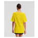 Sveter Karl Lagerfeld Monogram Knit T-Shirt Blazing Yellow