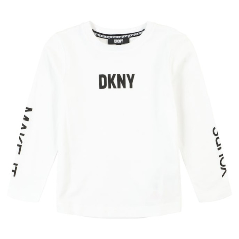 DKNY Tričko  čierna / biela