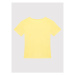 Roxy Tričko Short Sleeve ERGZT03845 Žltá Regular Fit