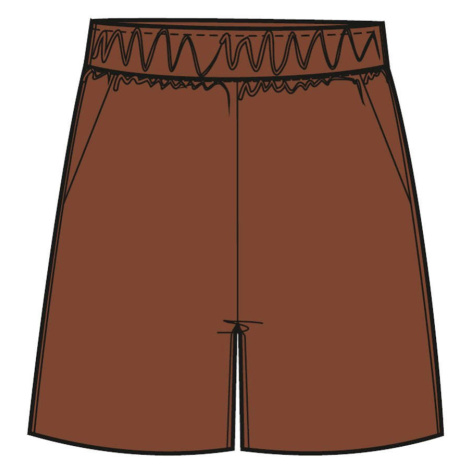 WOMEN'S SHORTS L-SH-4013 BROWN Moodo