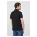 Polo tričko Karl Lagerfeld pánske,čierna farba,s nášivkou,500221.745022
