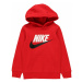 Nike Sportswear Mikina  červená / čierna / biela