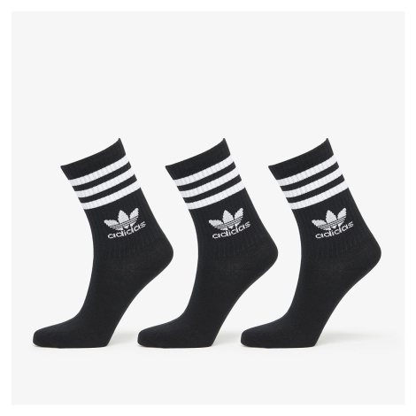 adidas Originals Crew Sock 3 - pack Black