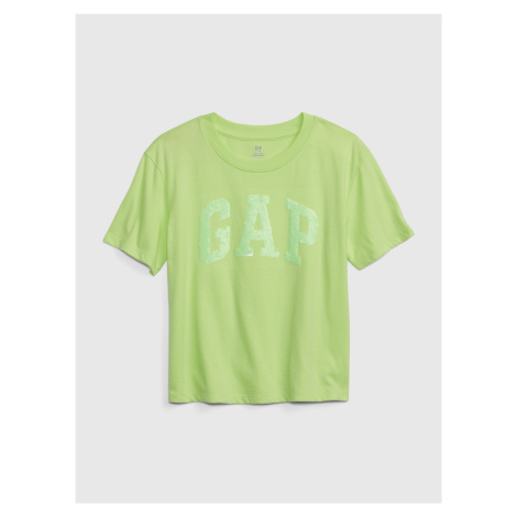 Children's T-shirt organic logo GAP - Girls