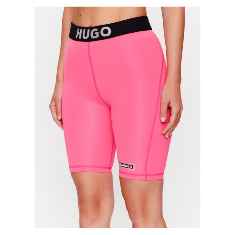 Hugo Cyklistické šortky 50488434 Ružová Skinny Fit Hugo Boss