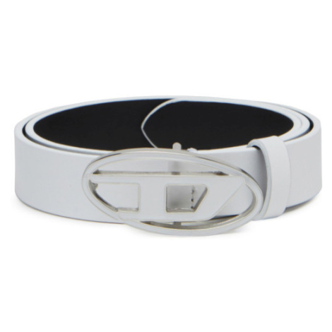 Opasok Diesel Oval D Logo B-1Dr 25 Belt White