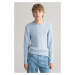 SVETER GANT SHIELD COTTON CABLE C-NECK FRESH BLUE