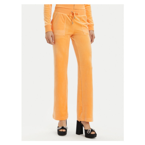 Juicy Couture Teplákové nohavice Del Ray JCAP180 Oranžová Regular Fit