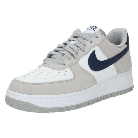 Nike Sportswear Nízke tenisky 'Air Force 1'  námornícka modrá / sivobéžová / biela