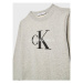 Calvin Klein Jeans Mikina Monogram Logo IU0IU00265 Sivá Regular Fit