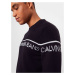 Calvin Klein Jeans Sveter 'HERO'  čierna / biela