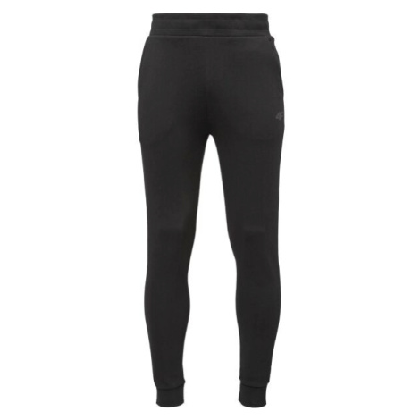 4F TROUSERS BASIC Pánske tepláky, čierna, veľkosť