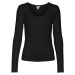 Vero Moda Dámske tričko VMIRWINA Tight Fit 10300894 Black XL