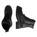 Karl Lagerfeld Šnurovacie členkové čižmy 'KOMBAT'  čierna