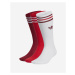 adidas Originals Solid Crew Ponožky 3 páry Červená Biela