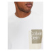 Calvin Klein Mikina Overlay K10K112249 Biela Regular Fit