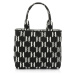 Kabelka Karl Lagerfeld K/Monogram Knit Lg Tote Black/White