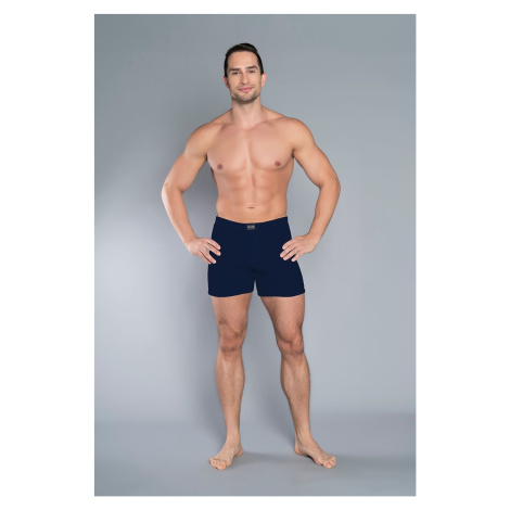 Men's Boxer Shorts Baster - Dark Blue Italian Fashion