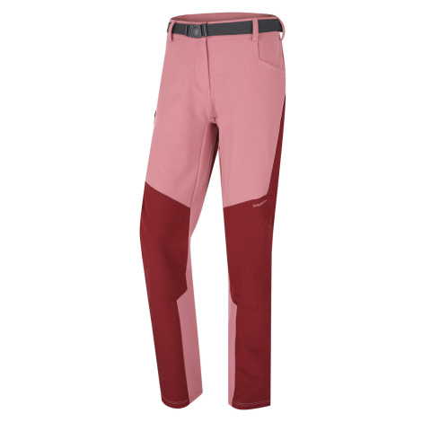 Husky Dámske outdoor nohavice Keiry L bordo/pink