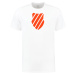 Pánské tričko K-Swiss Hypercourt Logo Tee Jet White/Spicy Orange