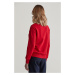 MIKINA GANT SHIELD C-NECK SWEAT RUBY RED