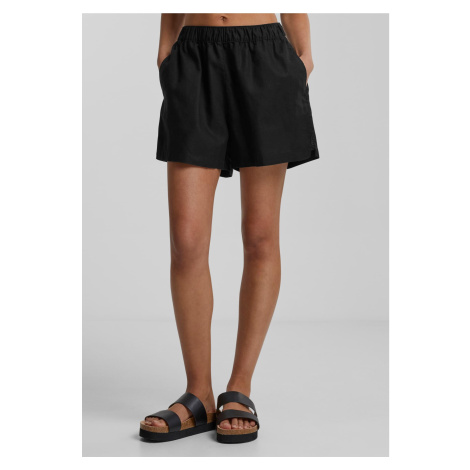 Women's Linen Shorts Black Urban Classics