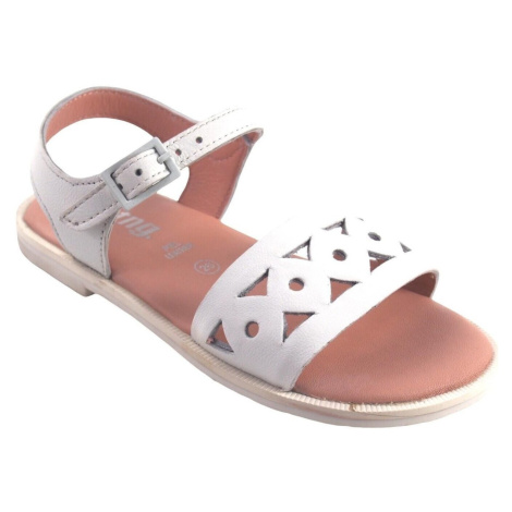 MTNG  Sandále dievčenské MUSTANG KIDS 48557 biele  Univerzálna športová obuv Biela