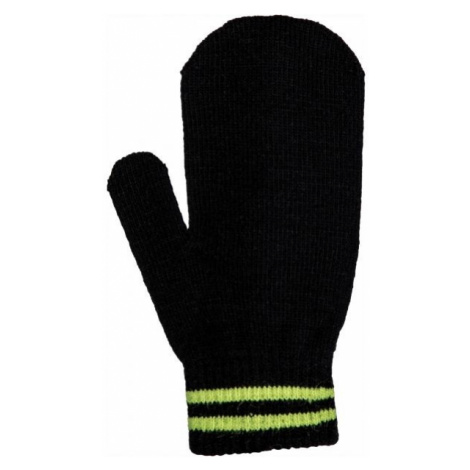 Lewro NDIDI čierna - Detské pletené rukavice