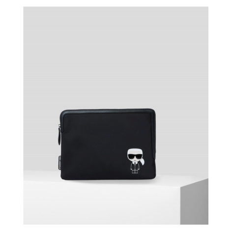 Taška Na Notebook Karl Lagerfeld K/Ikonik Nylon Laptop Pouch Čierna